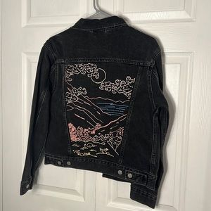 Levi’s stitched landscape Jean jacket